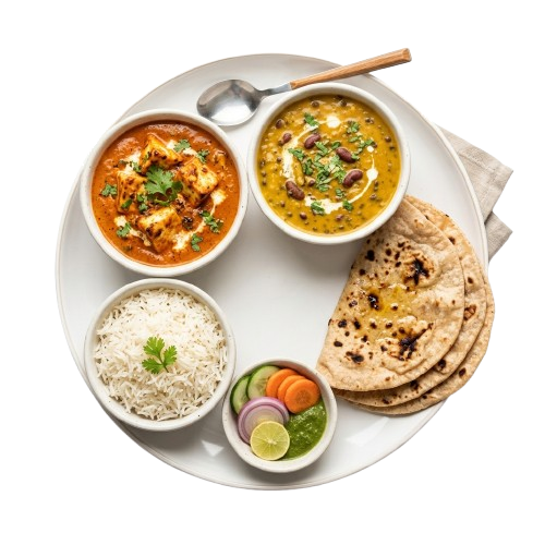 Indian Thali Platter Right